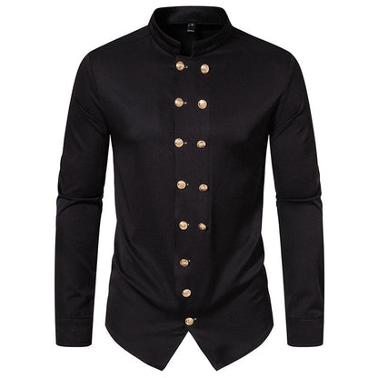 Herren Hemd Elegantes Design Knopfleistung