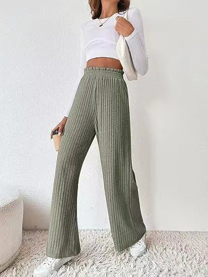 Damen Strickhose Bequem Elegant