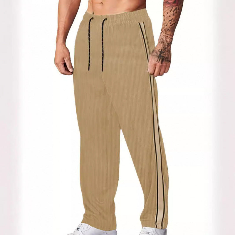 Herren Sport Hose Mit Streifen Modern Design - IdealeKleiden