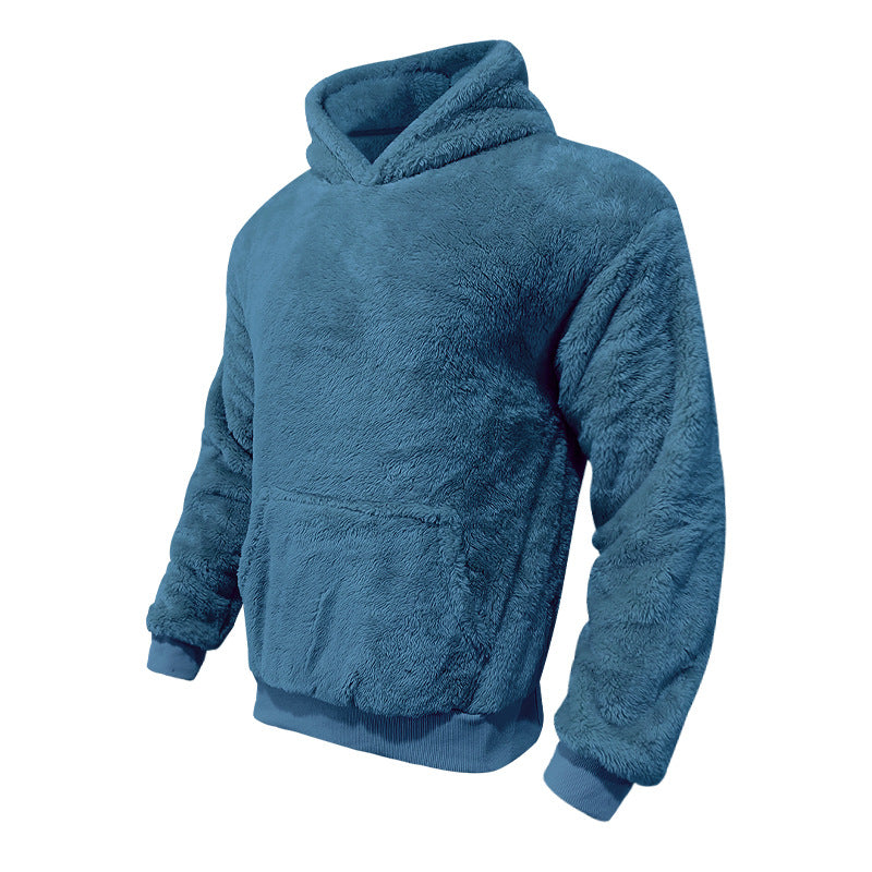 Herren Fleece Hoodie Weich Bequem
