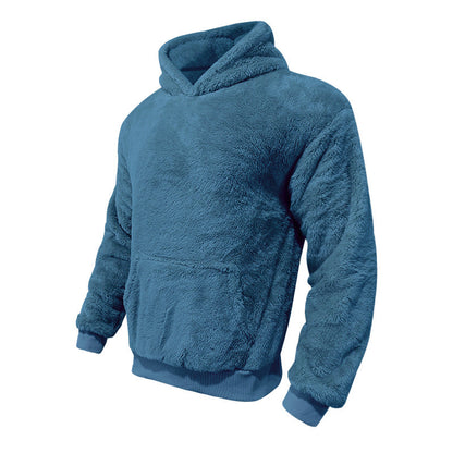 Herren Fleece Hoodie Weich Bequem