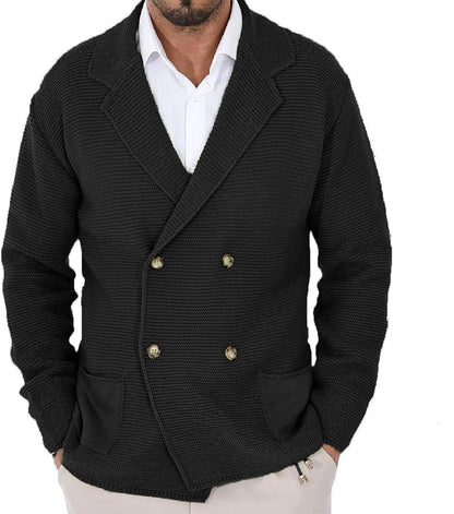 Herren Strickjacke Modern Trendig Mit Taschen