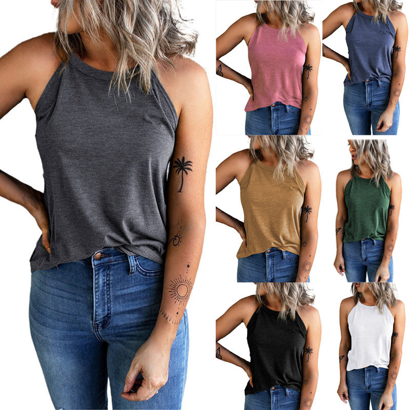 Damen Sporttop Ärmellos Leicht Atmungsaktiv - IdealeKleiden