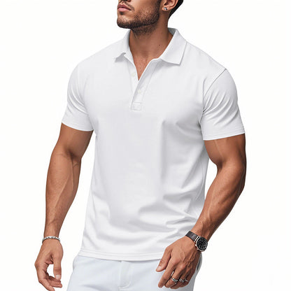 Herren Poloshirt Schnell Trocknend Elegant Slimfit
