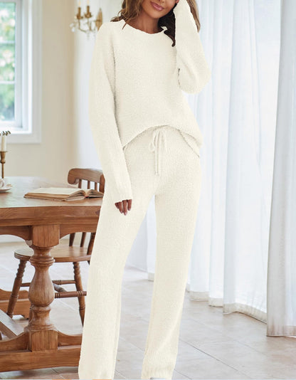 Weiche Fleece Set Damen Kuschelkleidung - IdealeKleiden