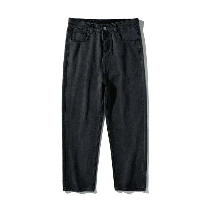 Klassische Bequeme Wide-Leg Jeans - IdealeKleiden