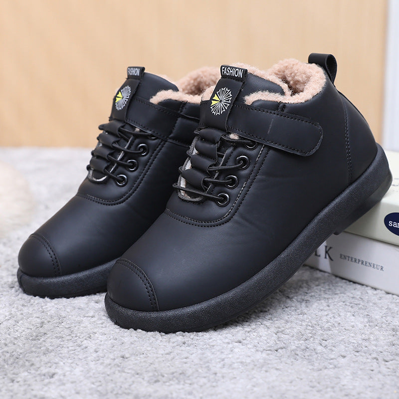 Damen Winterstiefel Fleece Innenbesatz Große Größen