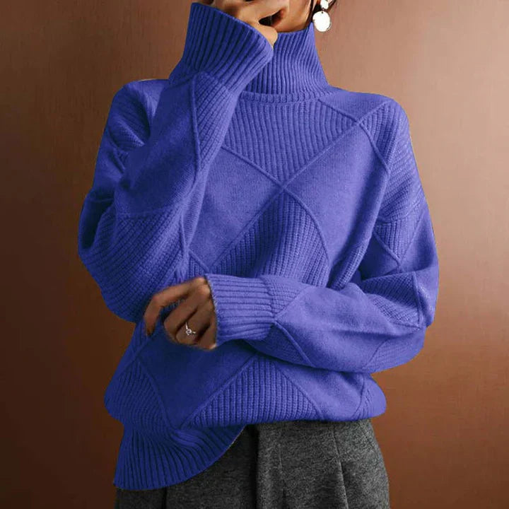 Bequemer Strickpullover Einfach Stilvoll