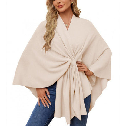 Damen Wickelmantel Modern Chic Elegantes Design
