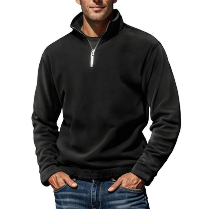 Herren Fleecejacke Warm Hochkragen Modern