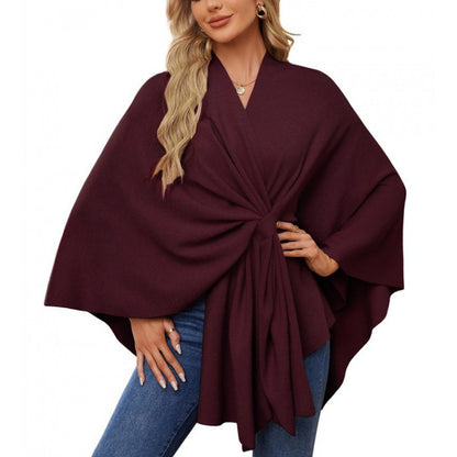 Damen Wickelmantel Modern Chic Elegantes Design