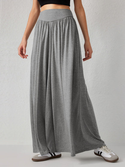 Damen Maxirock Komfort Elegant Elastisch