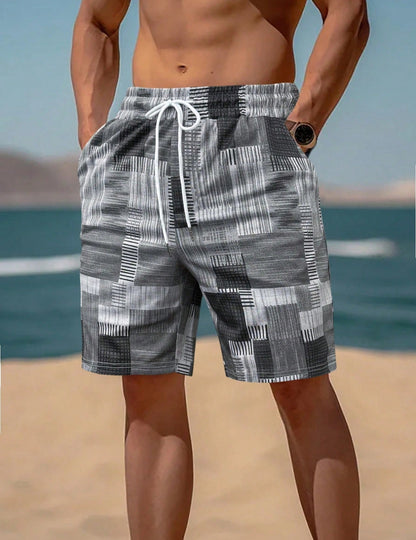 Herren Badeshorts Modern Grafik Design