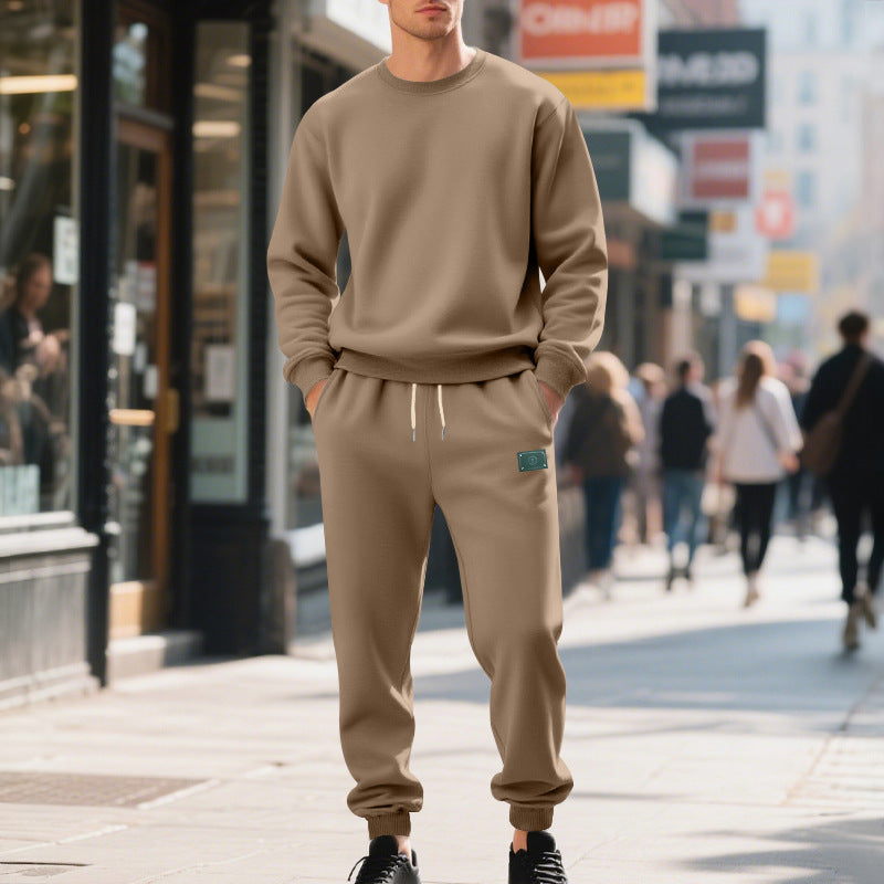Herren Freizeitanzug Weich Fleece Elastisch