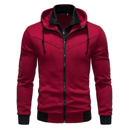 Herren Sportjacke Kapuze Modern Schnitt Praktisch