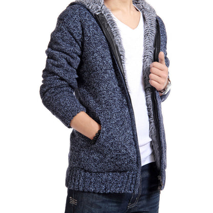 Herren Strickjacke Weich Bequem Innenfutter