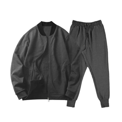 Herren Freizeitanzug Sportlich Elastisch Mit Taschen