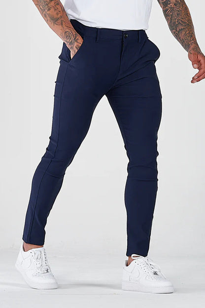 Herren Chino Hose Slim Fit Elegant