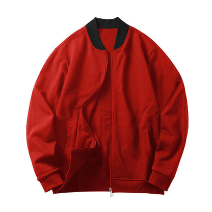 Herren Sportjacke Bomber Modern Elastisch