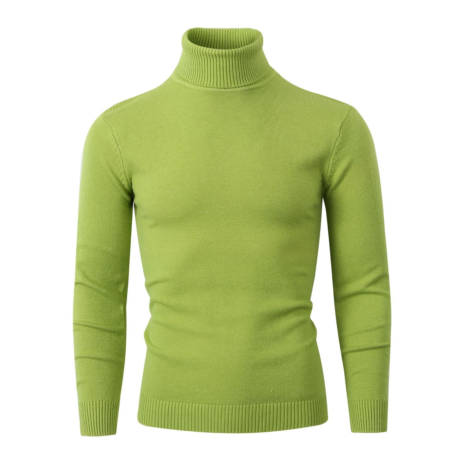 Herren Rollkragenpullover Bequem Modern - IdealeKleiden