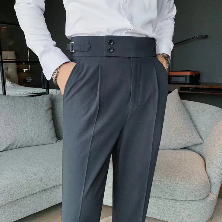 Herren-Hose Hochtaillierend Komfortabel