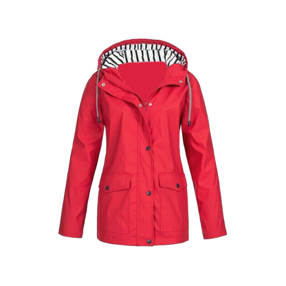 Damen Winterjacke Mittellang Kapuzenstyle