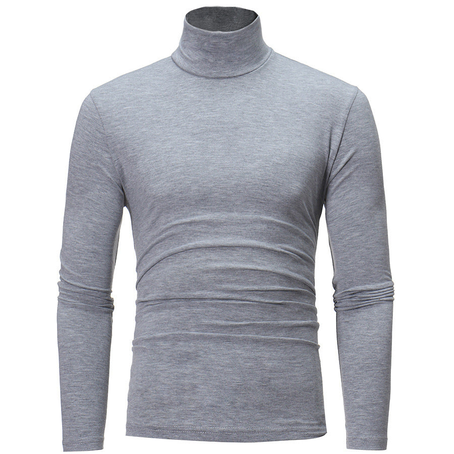 Herren Rollkragenpullover Weich Baumwolle Modern Style