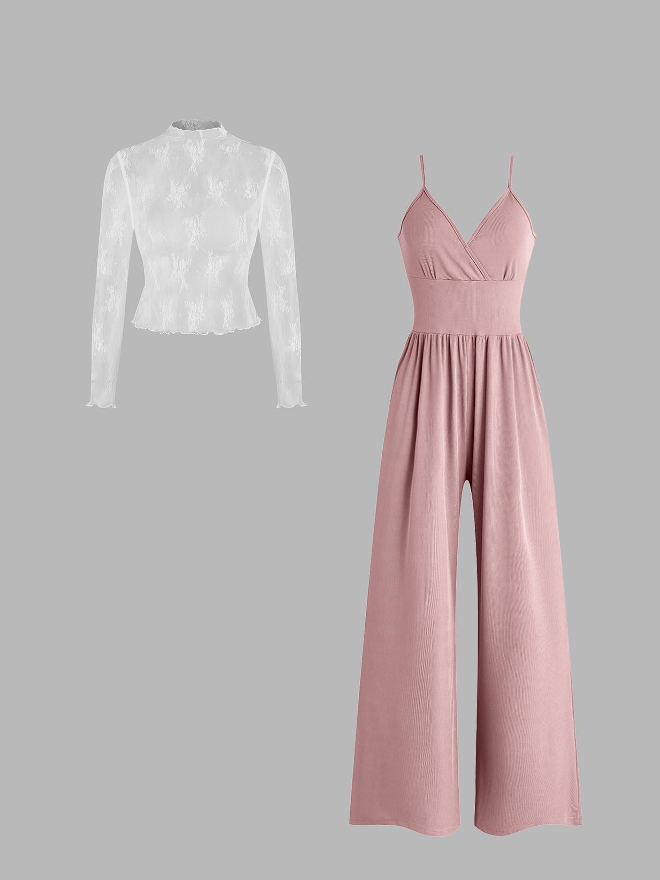 Frauen Cocktail Jumpsuit Elegant Kurvig