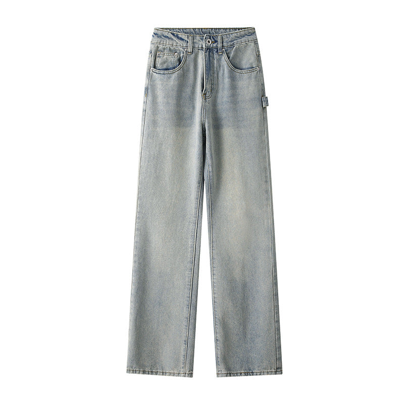 Herren Comfort Jeans Hoher Bund Praktisch