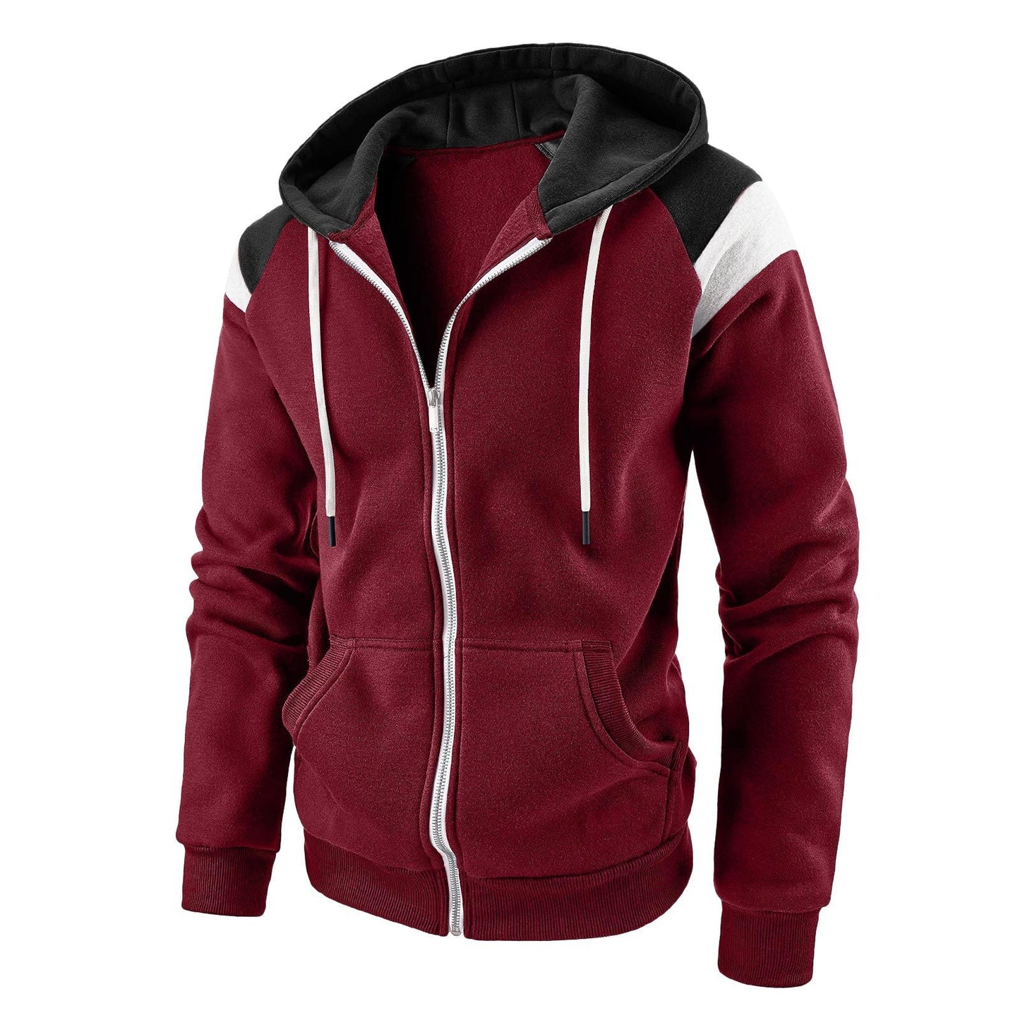 Herren Sportzipper Kapuze Modern Style