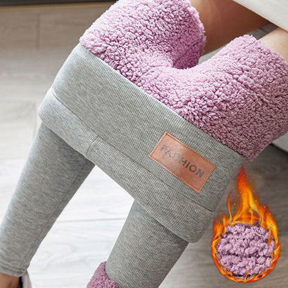Damen Weiche Wollstulpen Elegantes Design