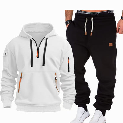 Bequemer Herren Jogginganzug Sportlich Elegant - IdealeKleiden