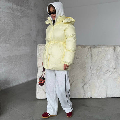 Damen Oversize Daunenparka Warm Elegant