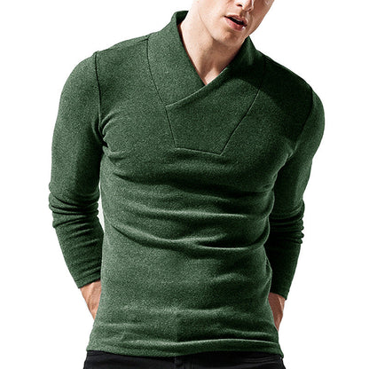 Elegantes Kleid Slim Fit Wolle Asymmetrischer Ausschnitt