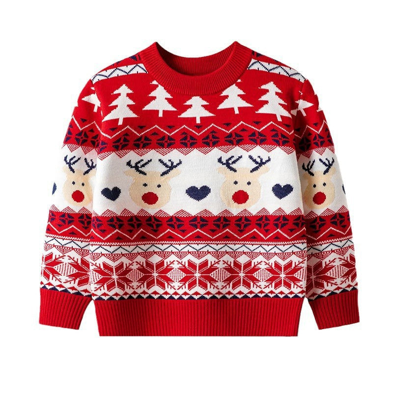 Weihnachtspullover Rot Herren Stilvoll