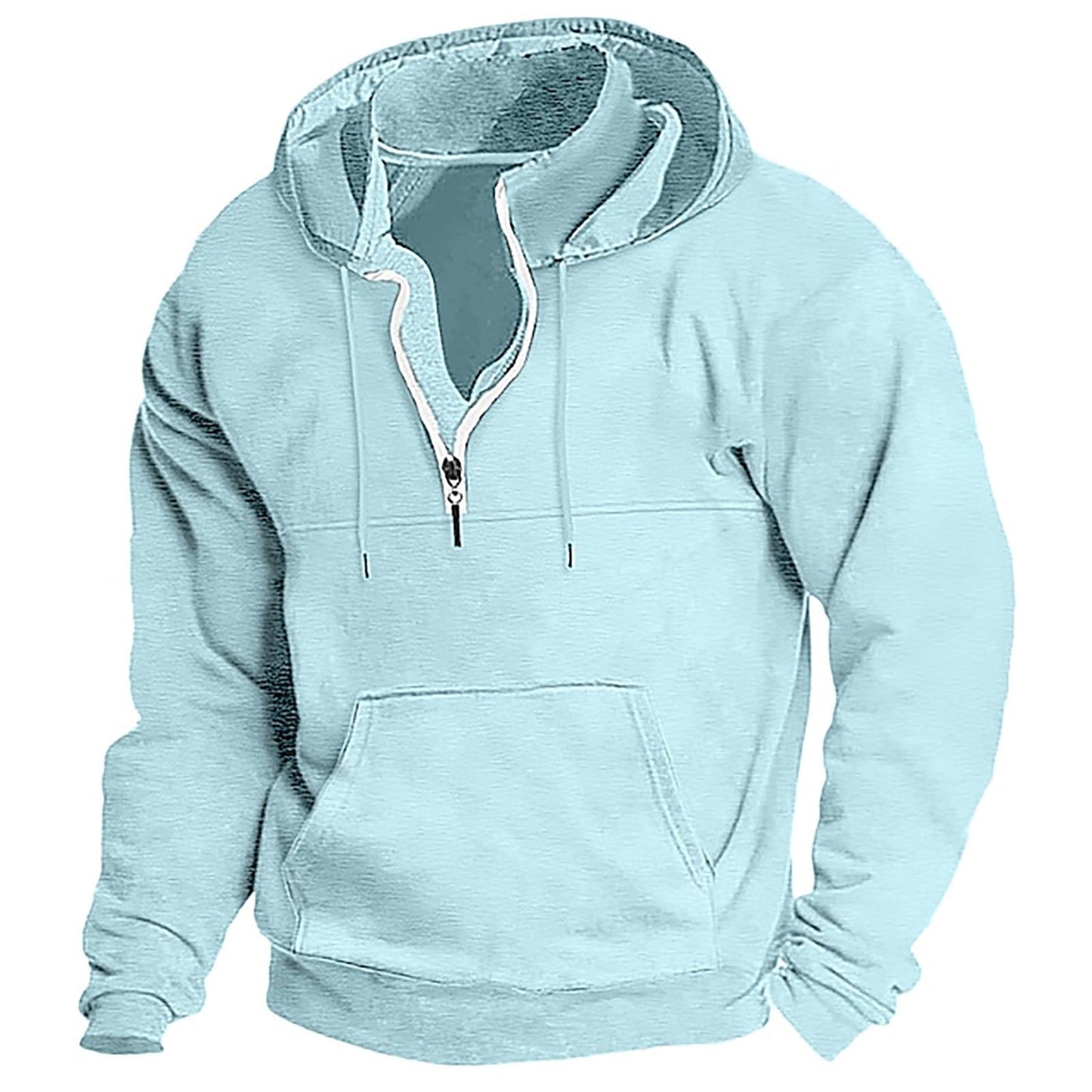 Herren Kapuzenpullover Bequem Reißverschluss