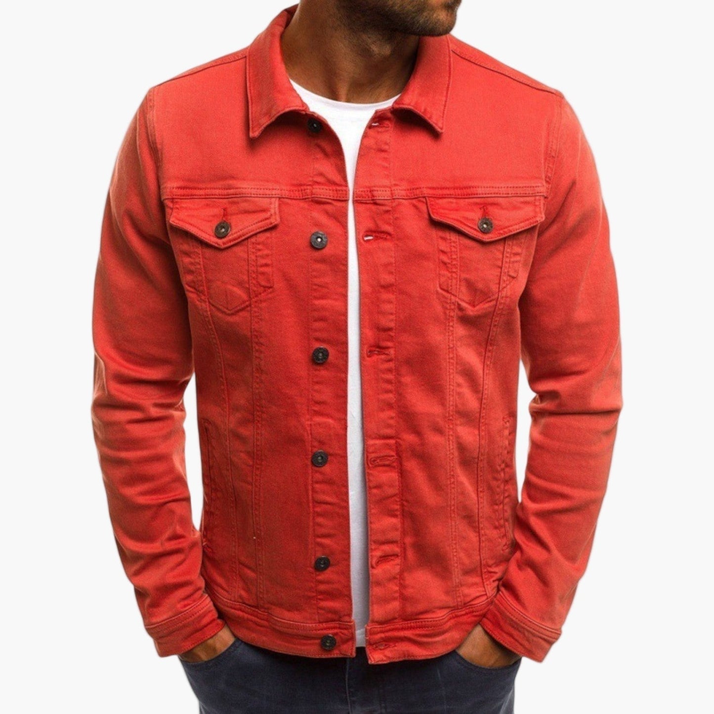 Modische Jeansjacke Slim Fit - Eleganter Alltagslook