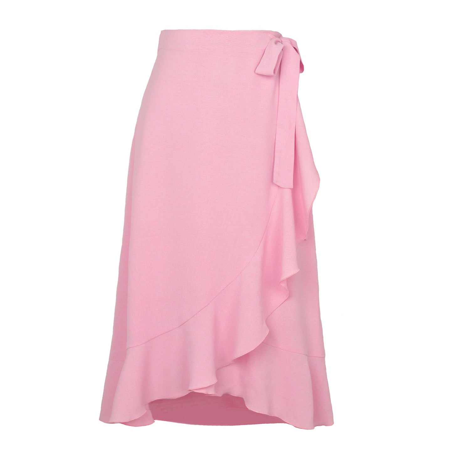 Damen Wickelrock Elegant Fließend Sommerkleid