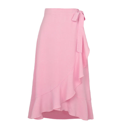 Damen Wickelrock Elegant Fließend Sommerkleid