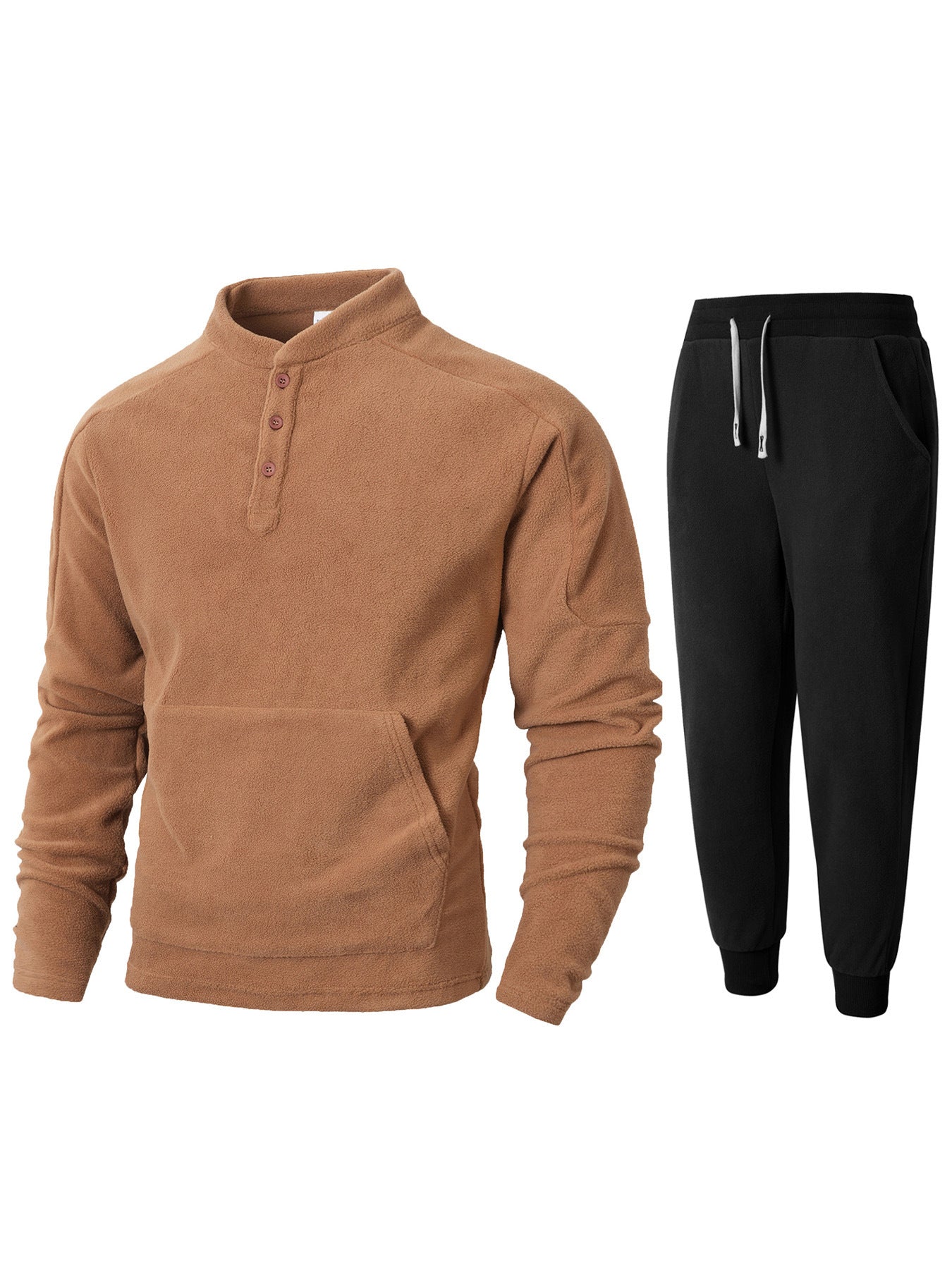 Herren Fleece Anzug Bequem Sportlich