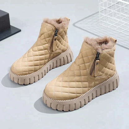 Damenschuhe Kaschmir Stiefel Winter