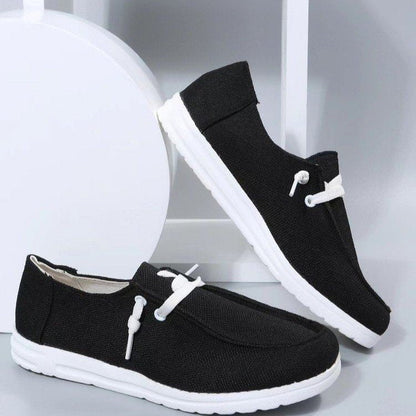 Damen Slip-On Schuhe Bequem Elastisch Rutschfest - IdealeKleiden