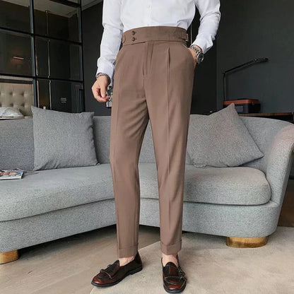 Herren-Hose Hochtaillierend Komfortabel - IdealeKleiden