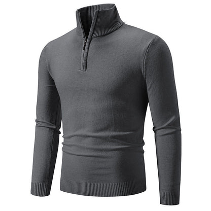 Herren Pullover Modern Kurz Reißverschluss