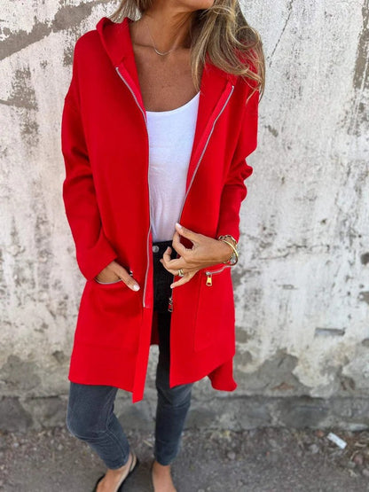 Praktische Kapuzenjacke Zip Up
