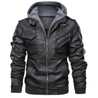 Lederweste Männer Bikerstil - IdealeKleiden