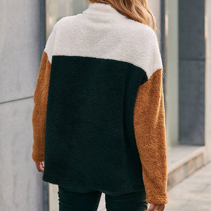 Große Damenkleider | Bequeme Passform Weicher Stoff Patchwork Design - IdealeKleiden