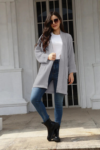Damen Strickjacke Elegant Übergröße