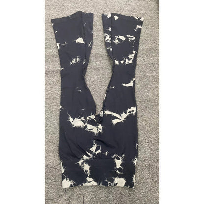 Damen Yoga Hosen Batik Muster Elegant