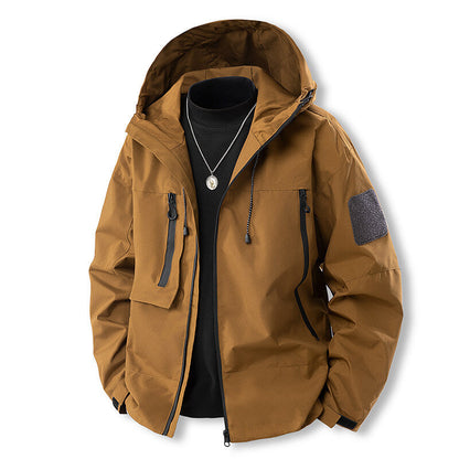 Herren Outdoor-Jacke Wasserdicht Funktionell